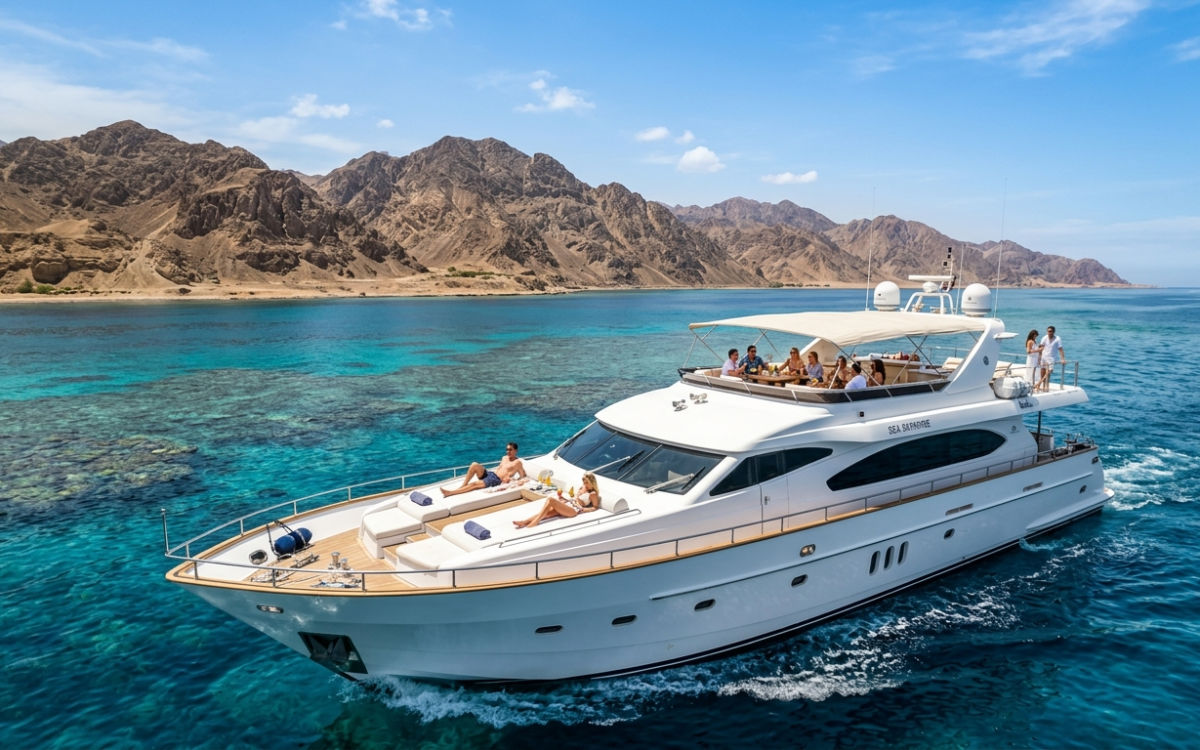 🌊 Elite VIP Boat Trip – Ras Mohammed & White Island (Sharm El Sheikh)