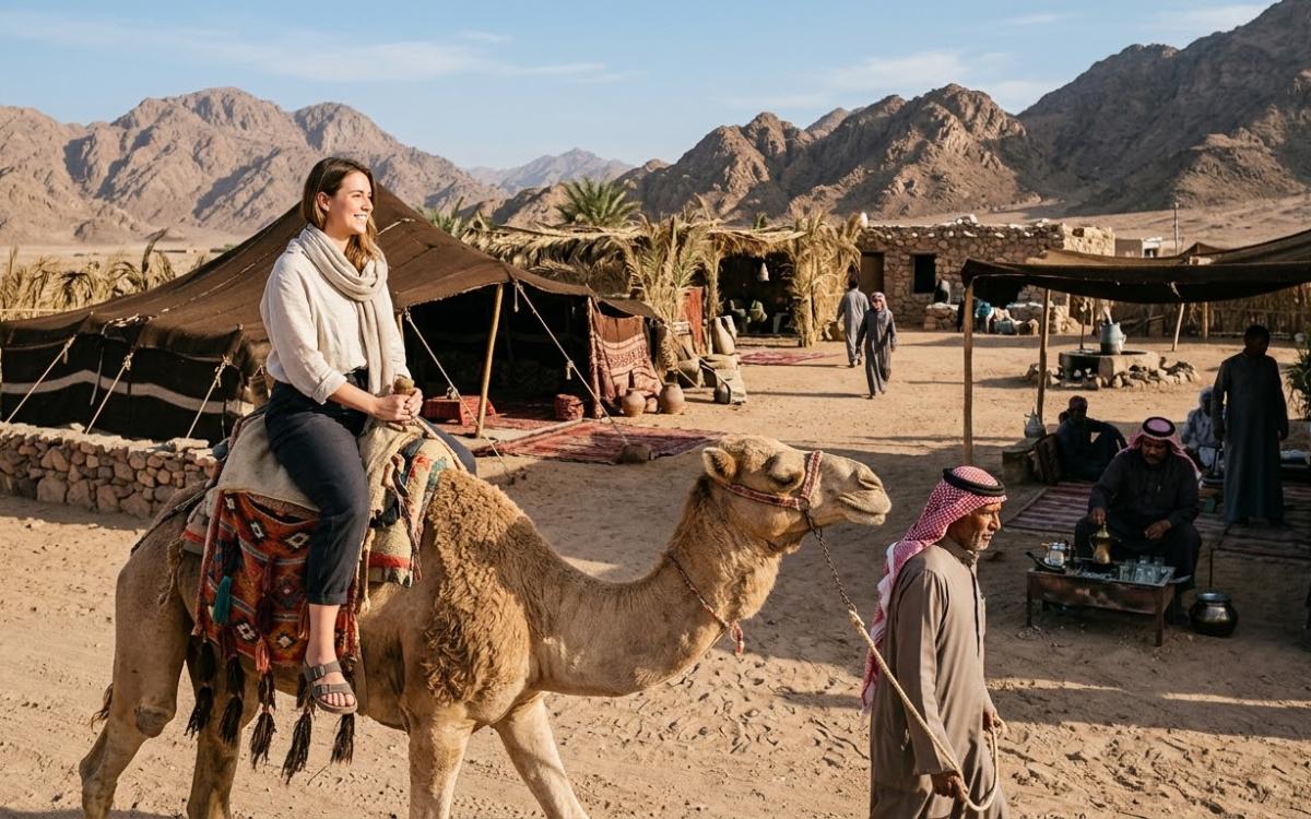 ⛺🏜️Sekret Pustyni – Safari w Nabq, Kultura Beduińska i Obiad z Owocami Morza