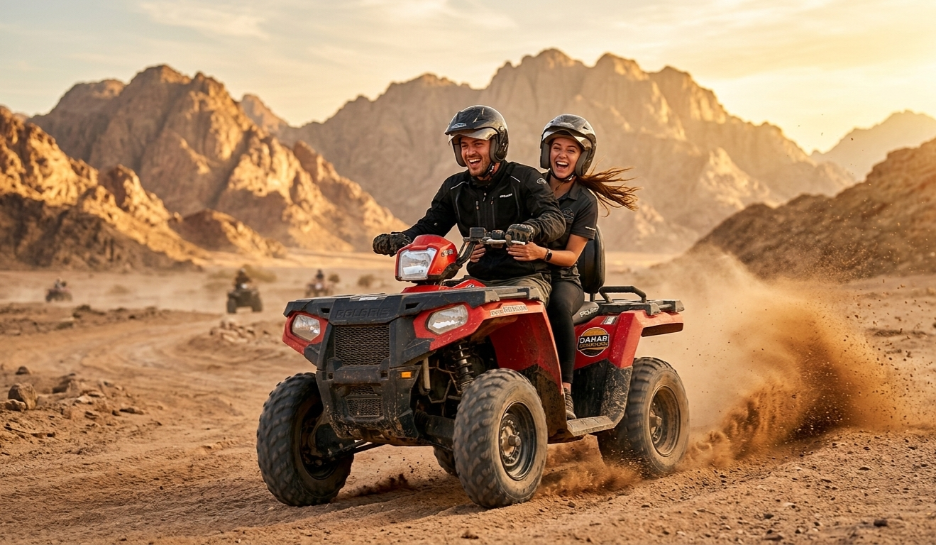 🏜 Safari nel Deserto di Dahab – Quad (ATV) e Campo Beduino