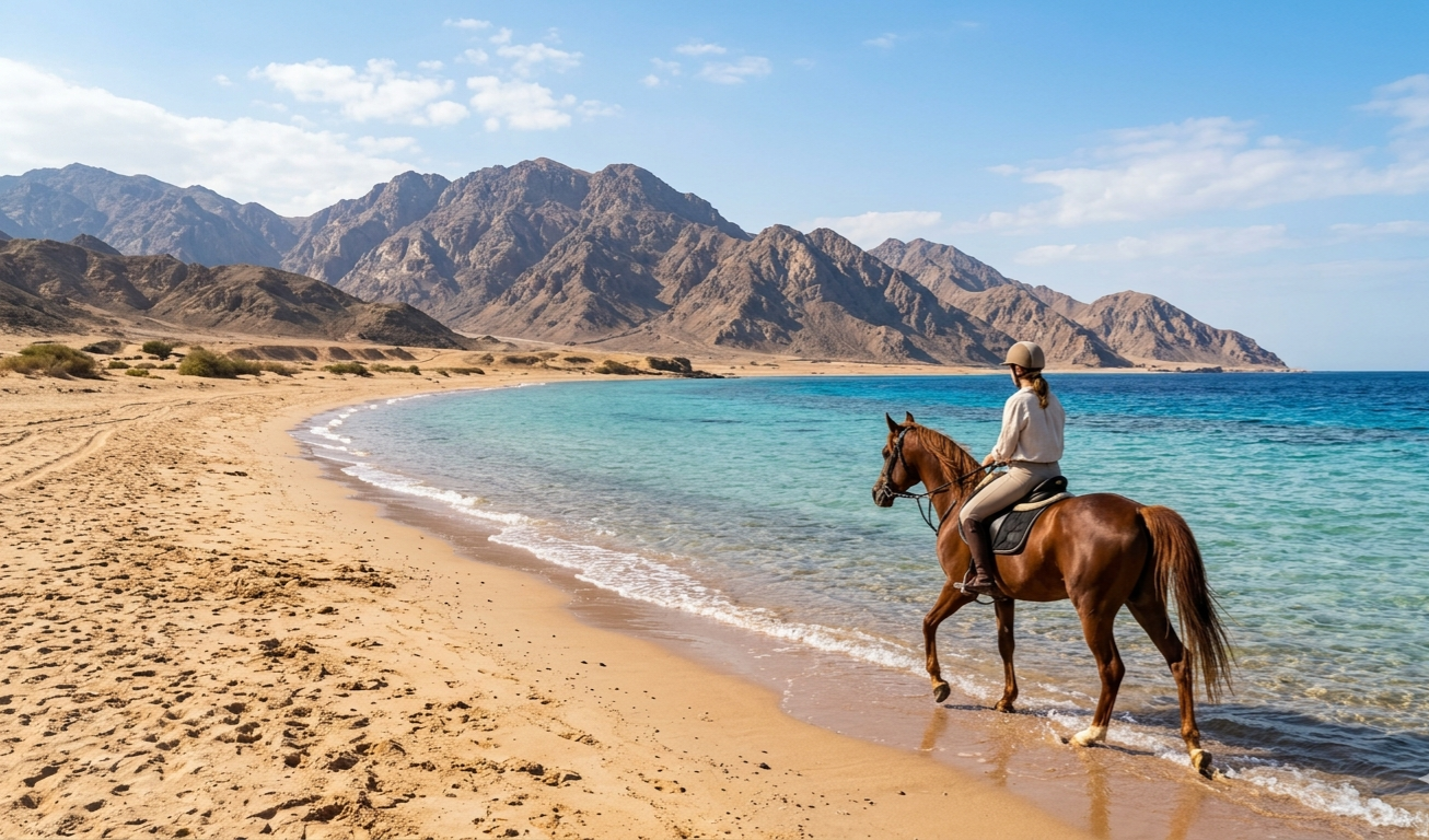 1Jazda Konna w Nabq — Wycieczka po Plaży Sharm El Sheikh