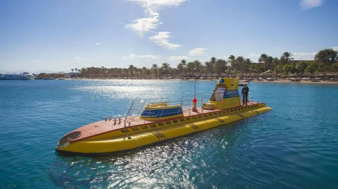 1Подводная лодка Sindbad в Хургаде.