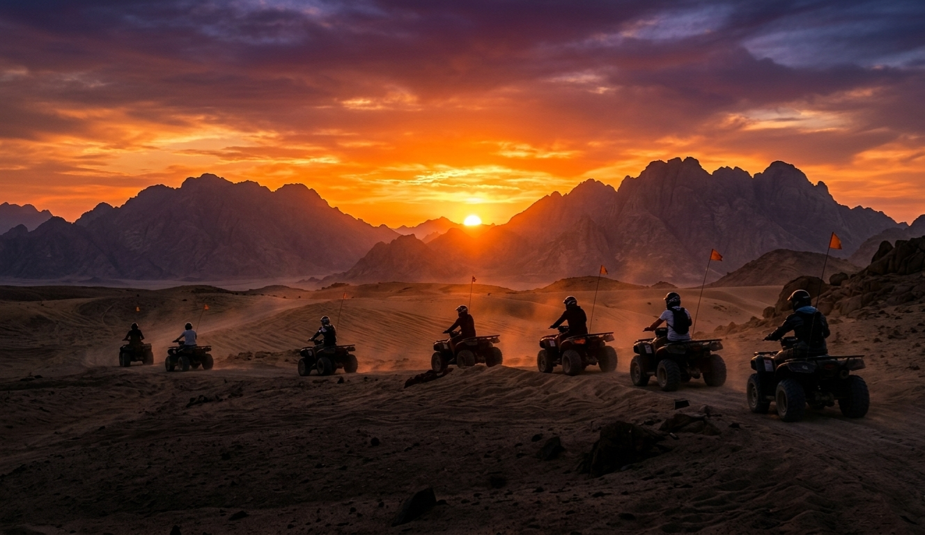 🏜 Safari nel Deserto di Dahab – Quad (ATV) e Campo Beduino
