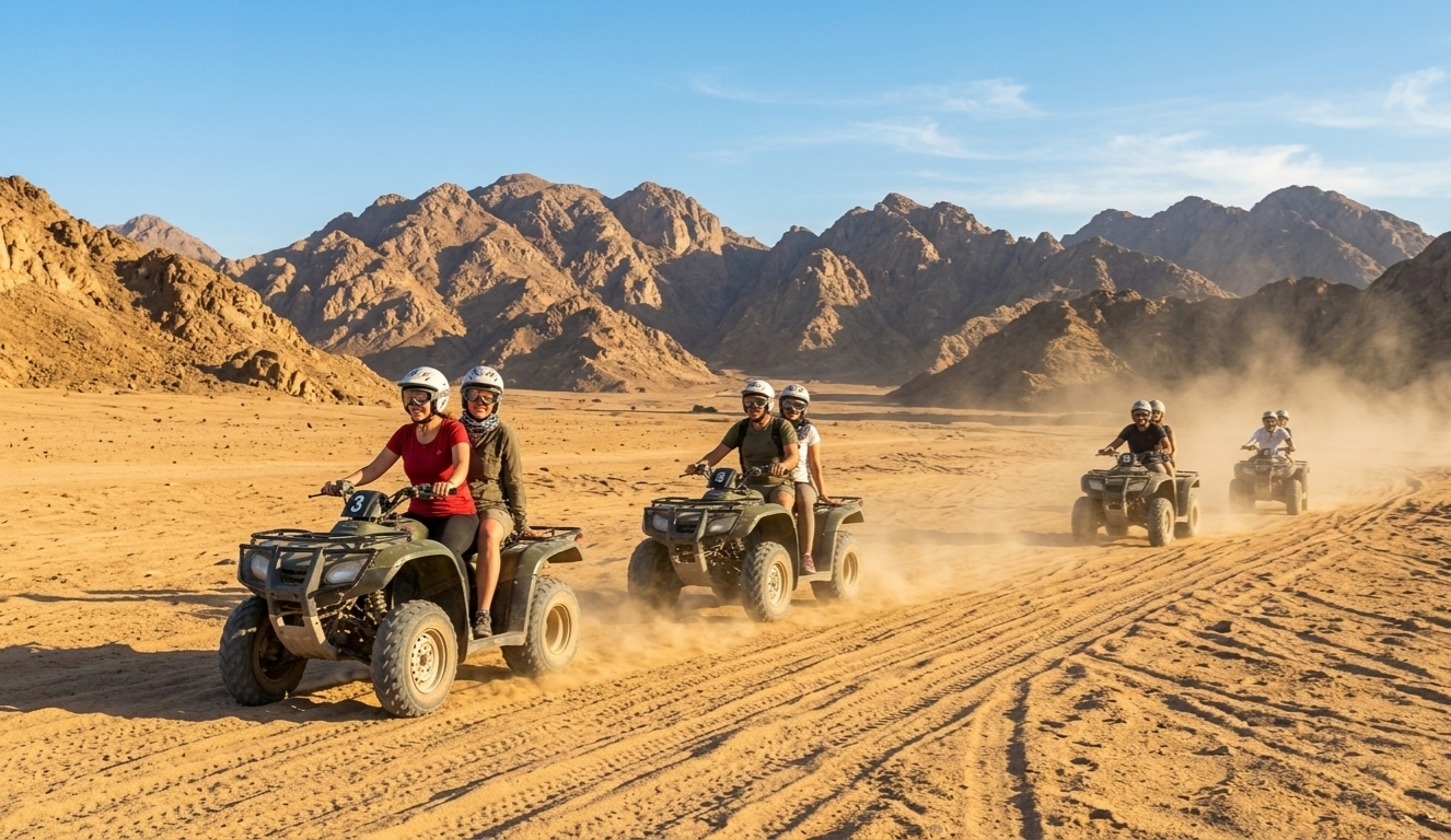 2🏜️ Safari a Dahab – Panorama Dahab e Monte Twailat in ATV