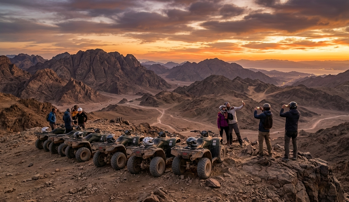 🏜 Safari nel Deserto di Dahab – Quad (ATV) e Campo Beduino