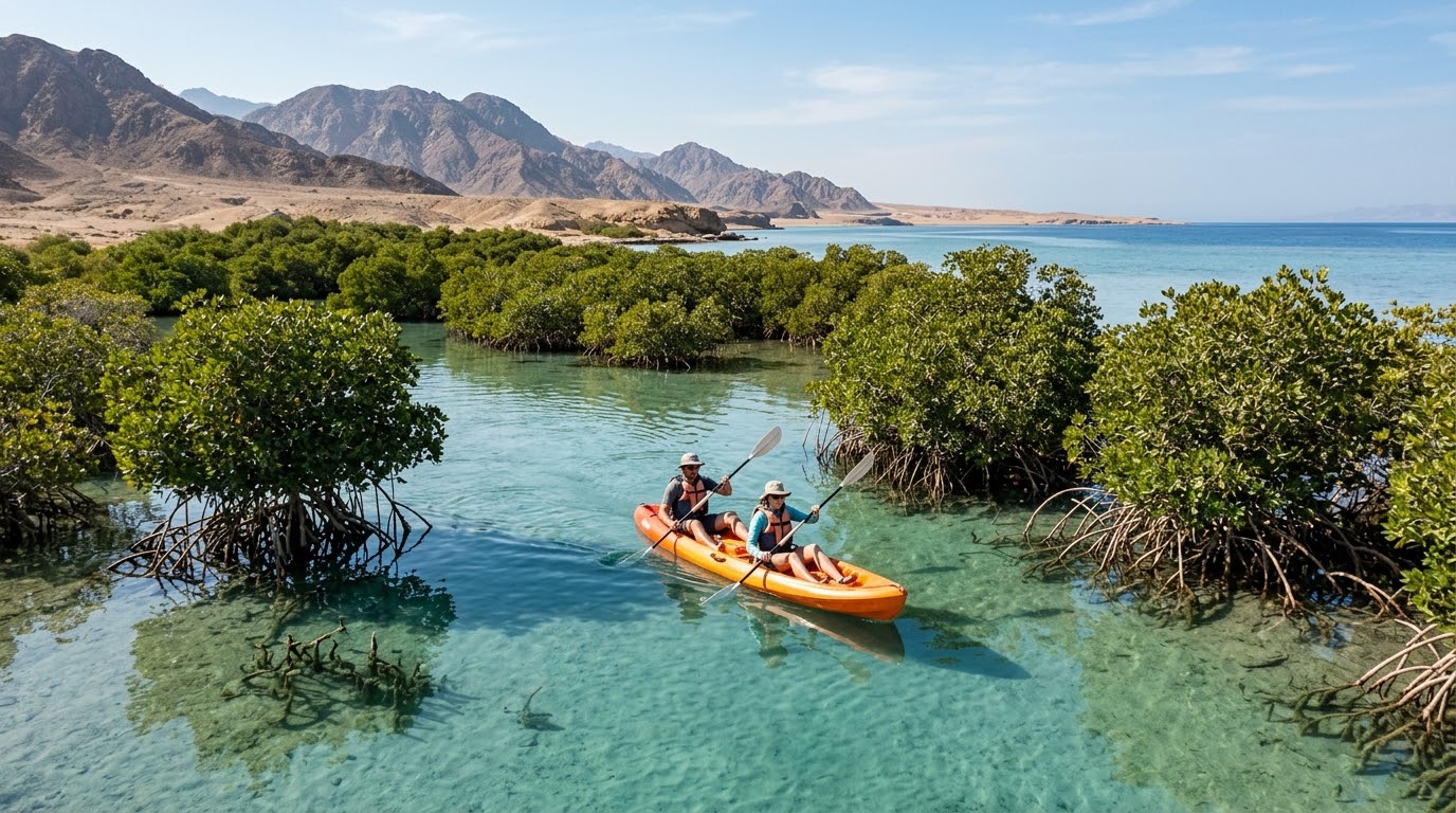 5⛺🏜️Sekret Pustyni – Safari w Nabq, Kultura Beduińska i Obiad z Owocami Morza
