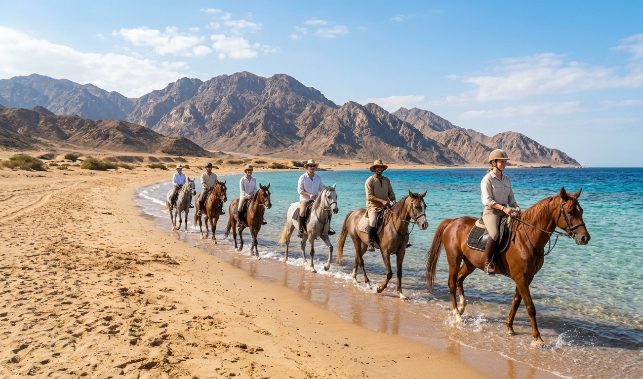 4Jazda Konna w Nabq — Wycieczka po Plaży Sharm El Sheikh