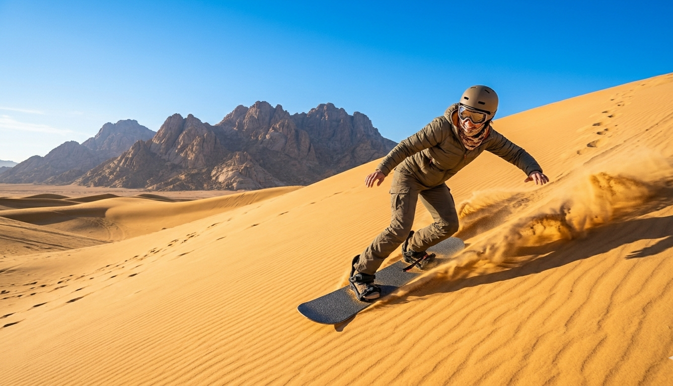 6🌅Safari divertente con Sandboarding a Sharm El Sheikh | Quad, Buggy, Cammello e Colazione Beduina